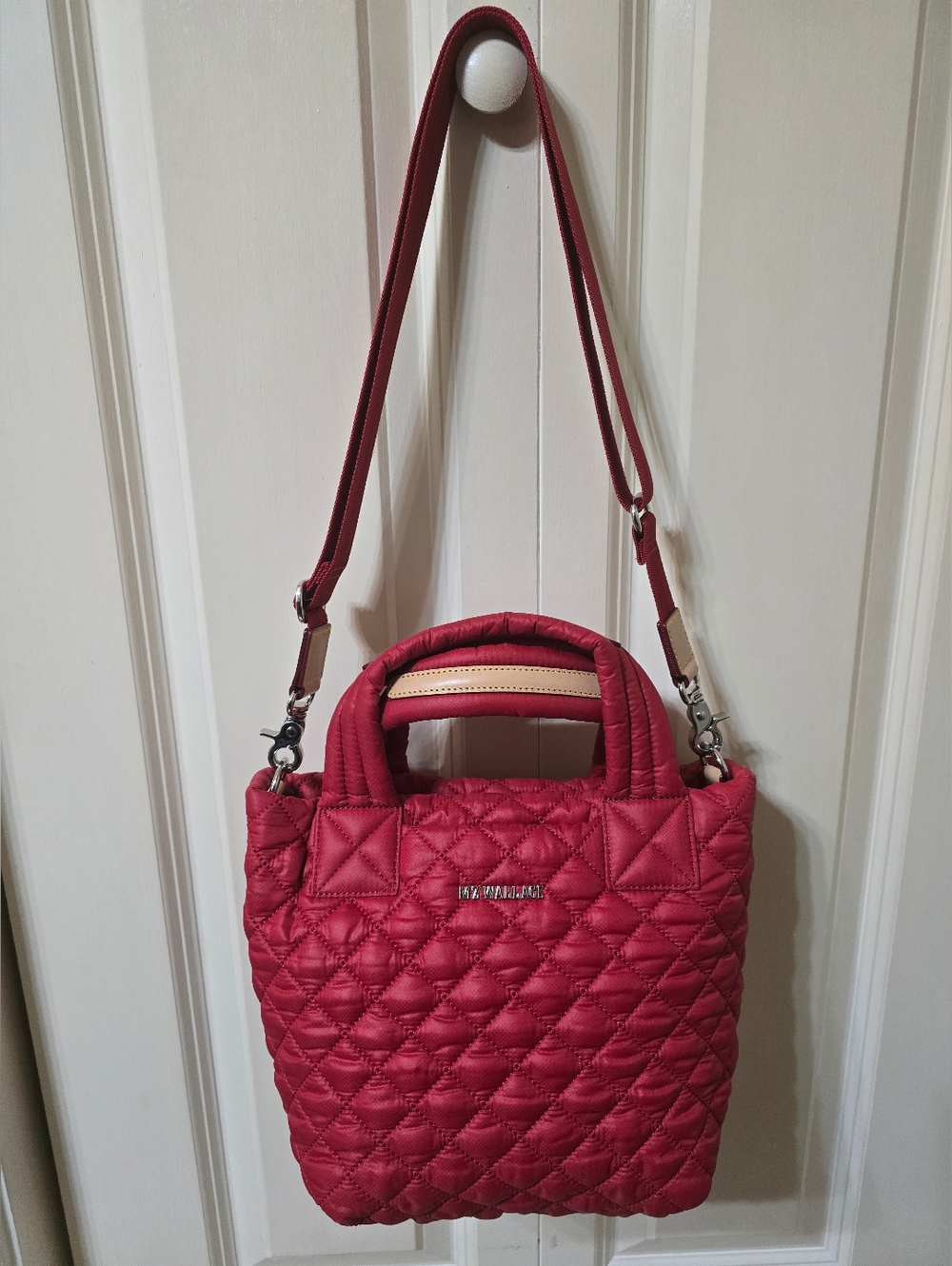 MZ Wallace Mini Metro Tote Deluxe/Color: Apple